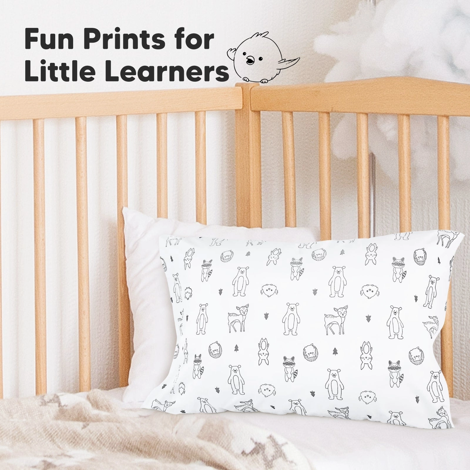 Printed Toddler Pillowcase 13X18" (KeaFriends)