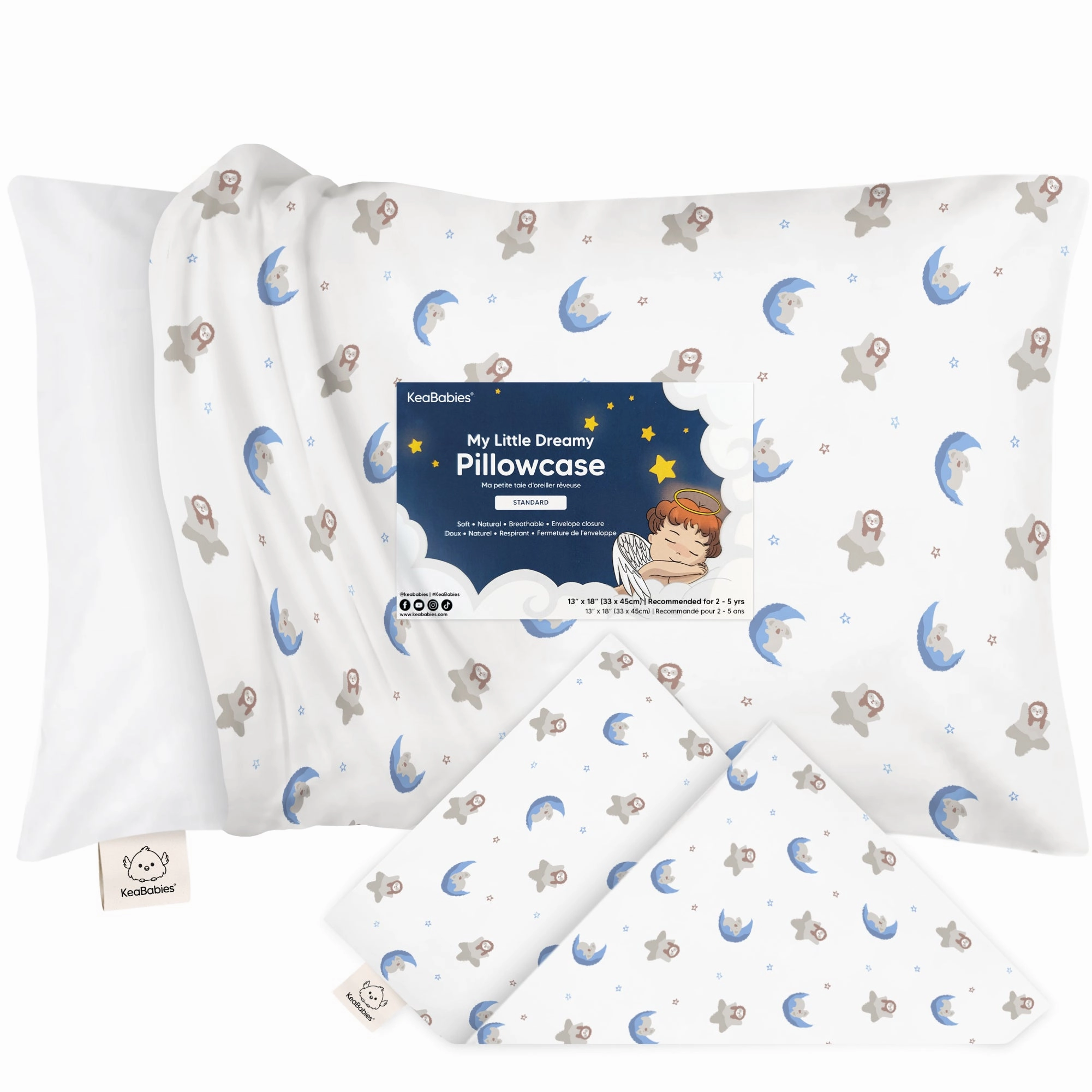 Printed Toddler Pillowcase 13X18"