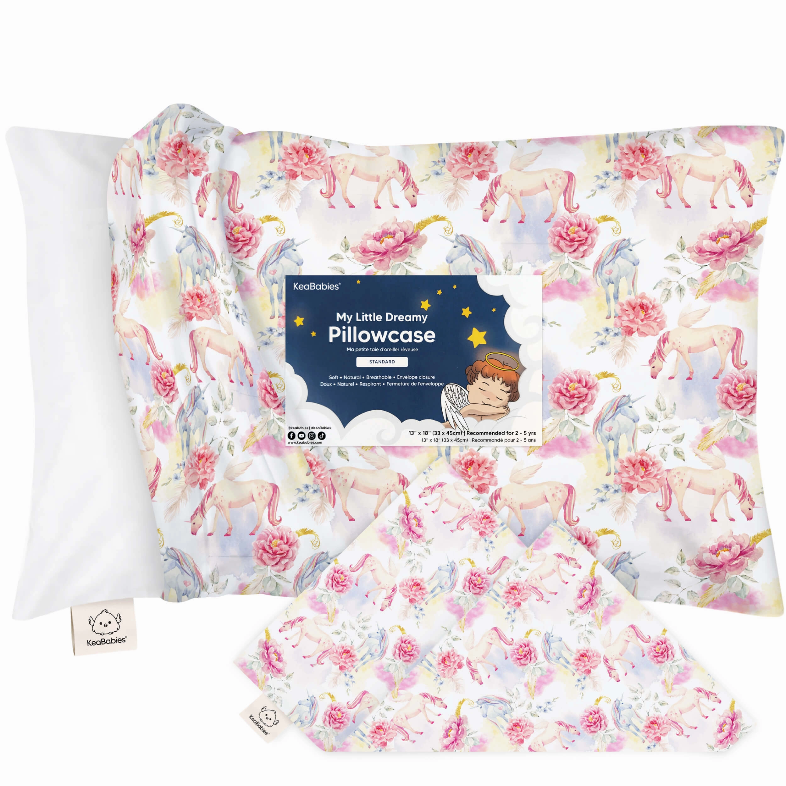 Printed Toddler Pillowcase 13X18"