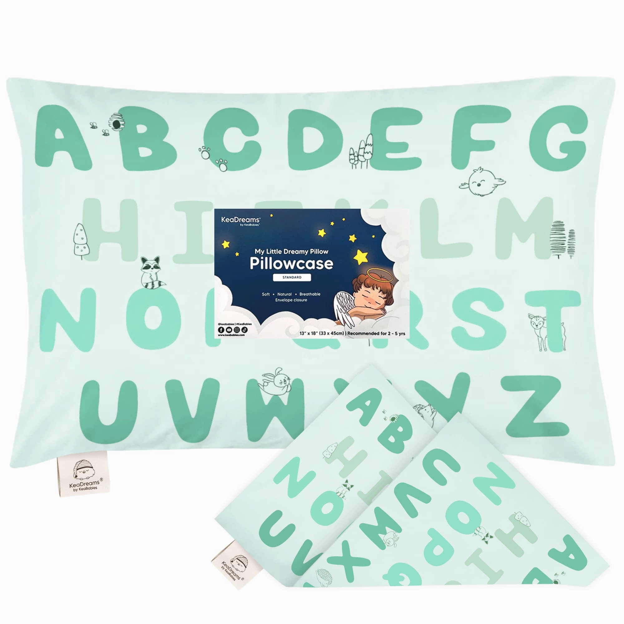 Printed Toddler Pillowcase 13X18"