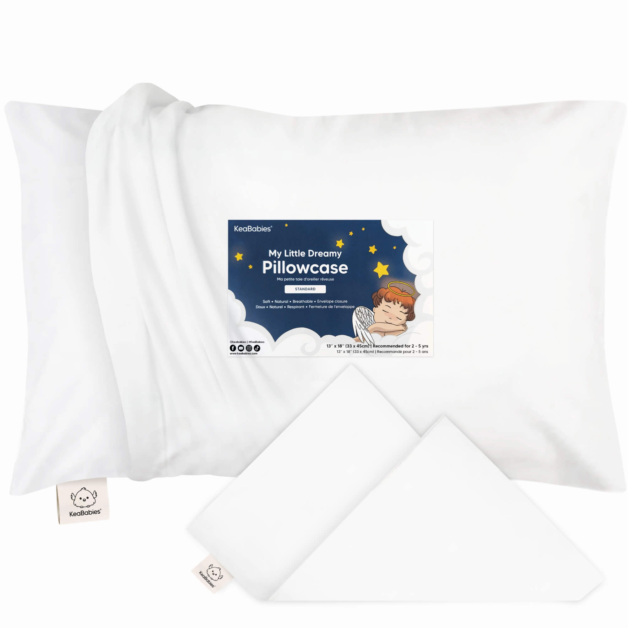 Printed Toddler Pillowcase 13X18"