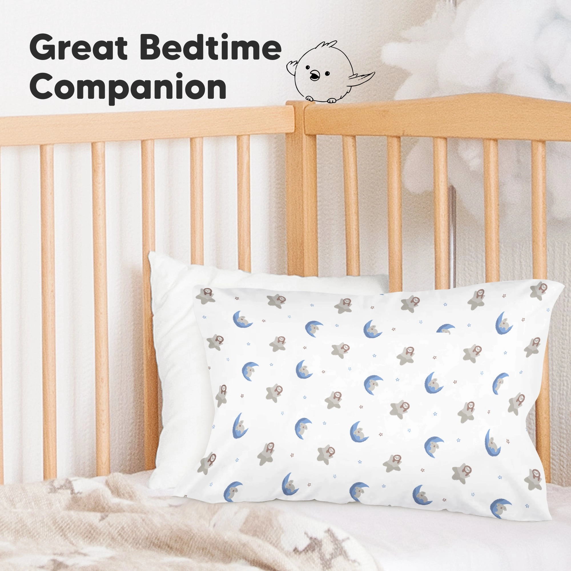 Printed Toddler Pillowcase 13X18" (Space Drift)