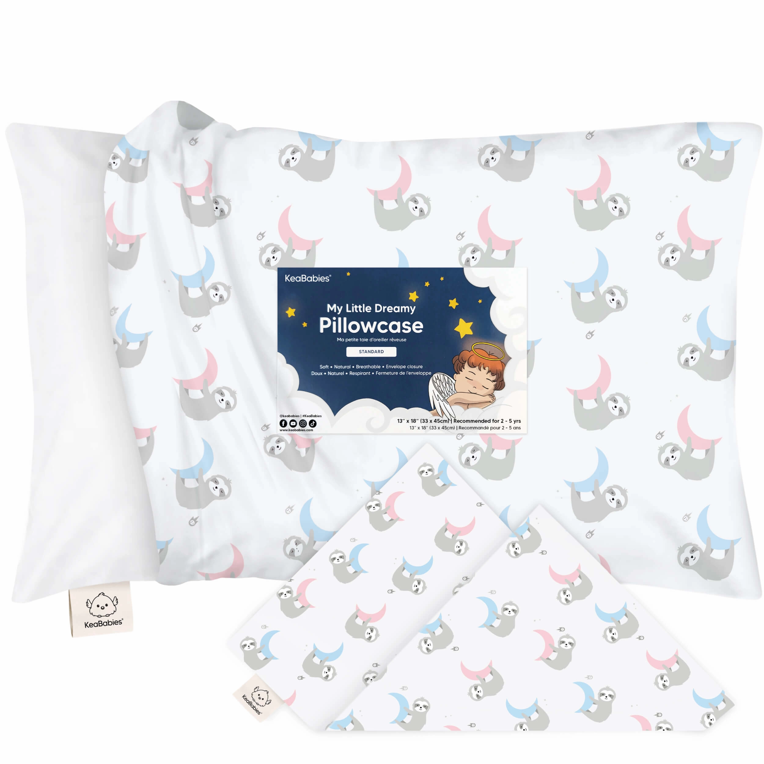 Printed Toddler Pillowcase 13X18"