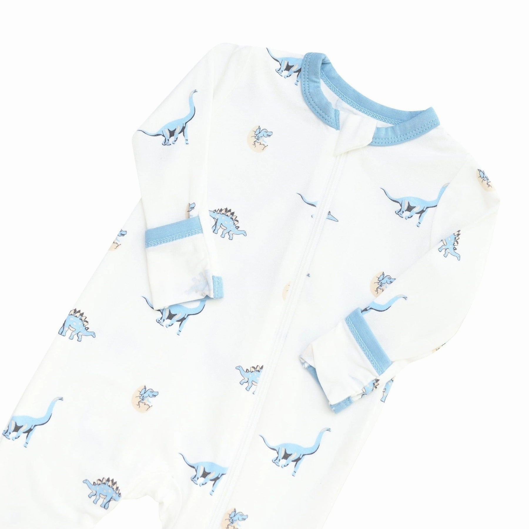 Printed Zippered Footie - Jurassic