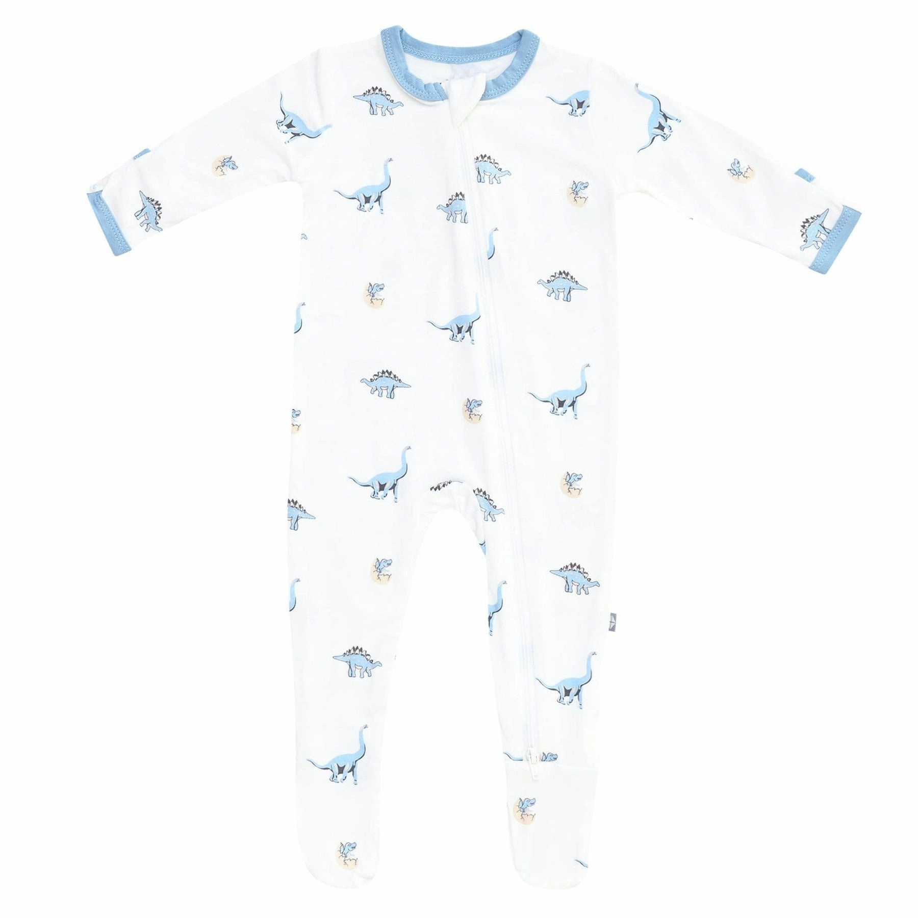 Printed Zippered Footie - Jurassic