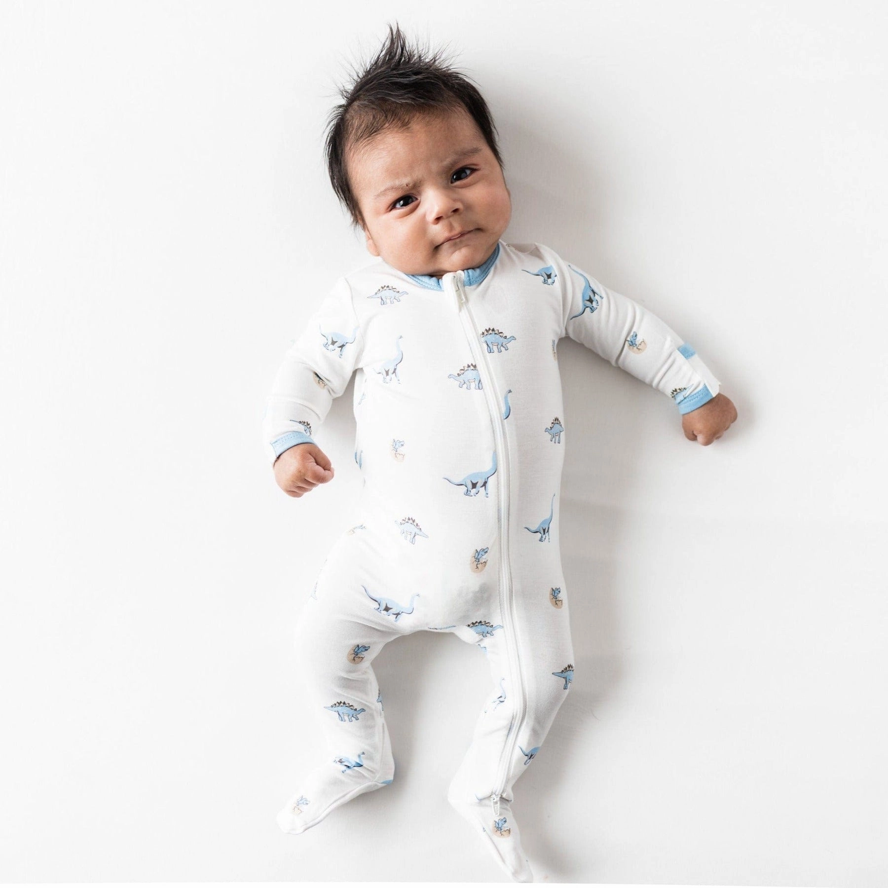 Printed Zippered Footie - Jurassic