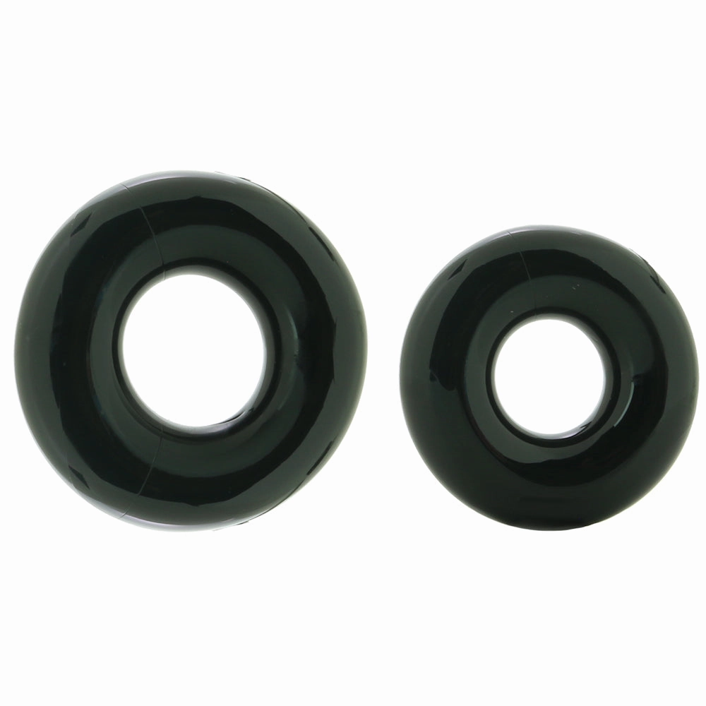 Renegade Double Stack Cock Rings in Black
