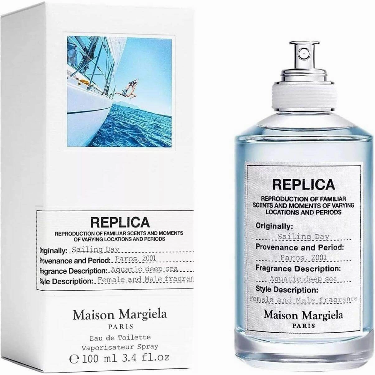 Replica Sailing Day by Maison Margiela for unisex EDT 3.3 / 3.4 oz New in Box