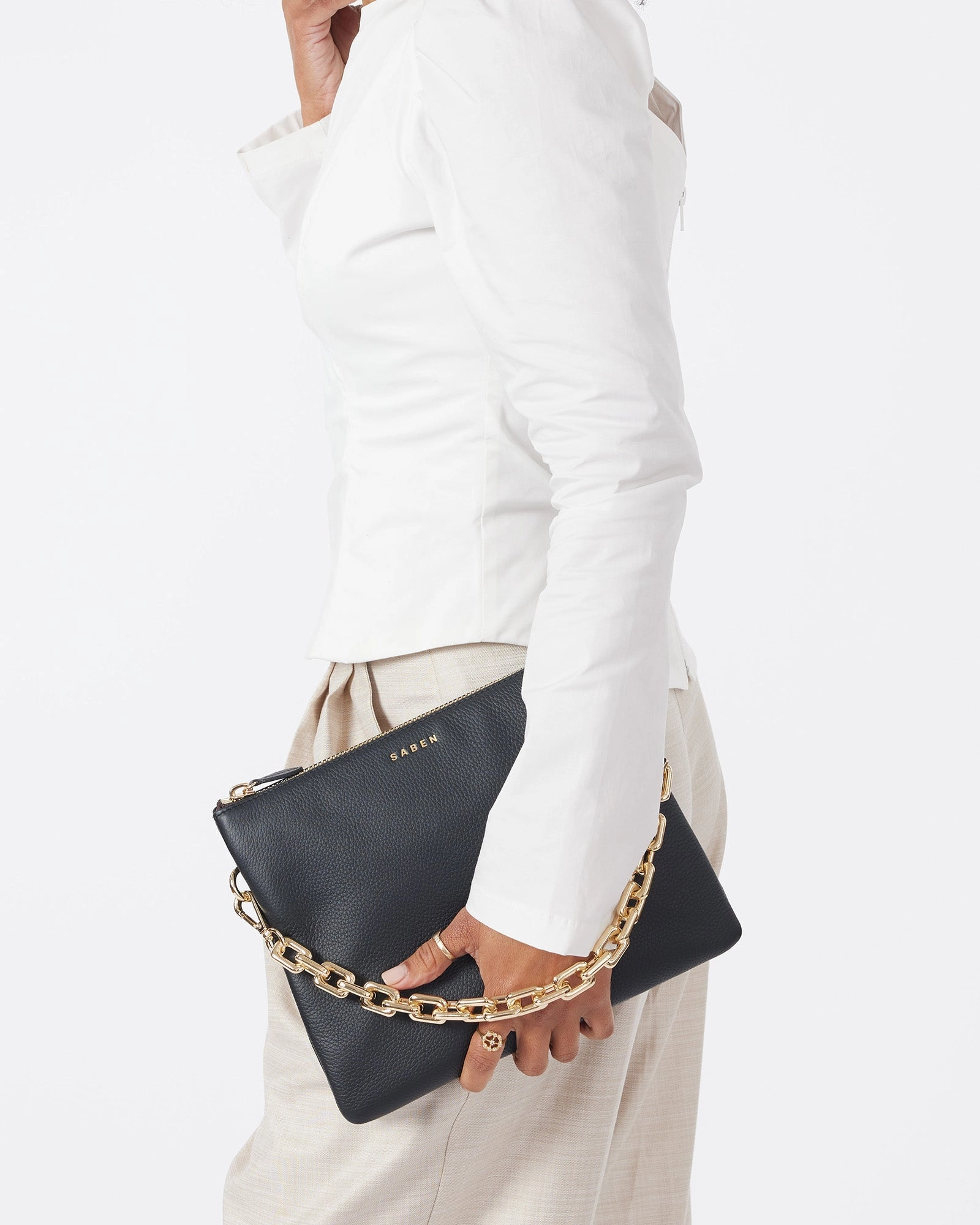 Saben Matilda Black   Chunky Chain