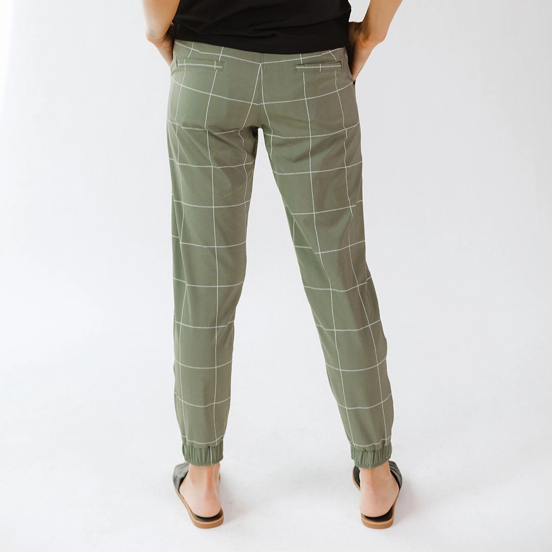 Sage Windowpane Jetsetters