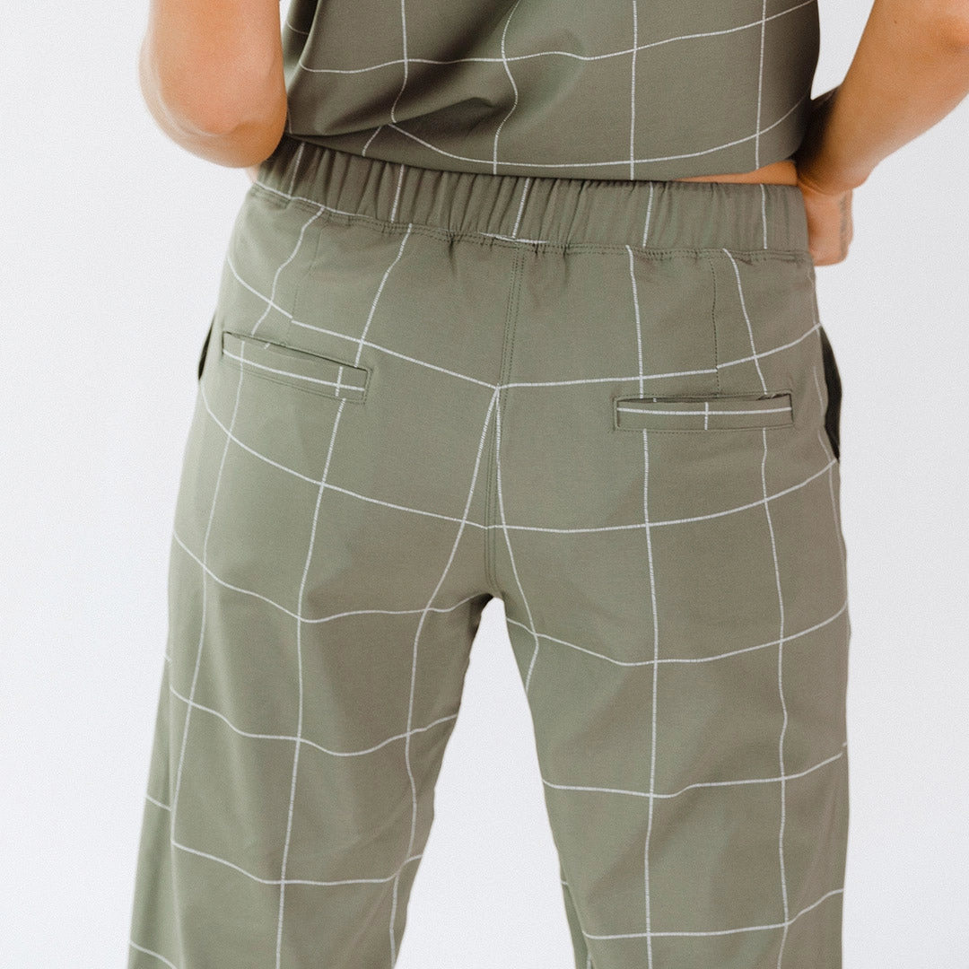Sage Windowpane Jetsetters