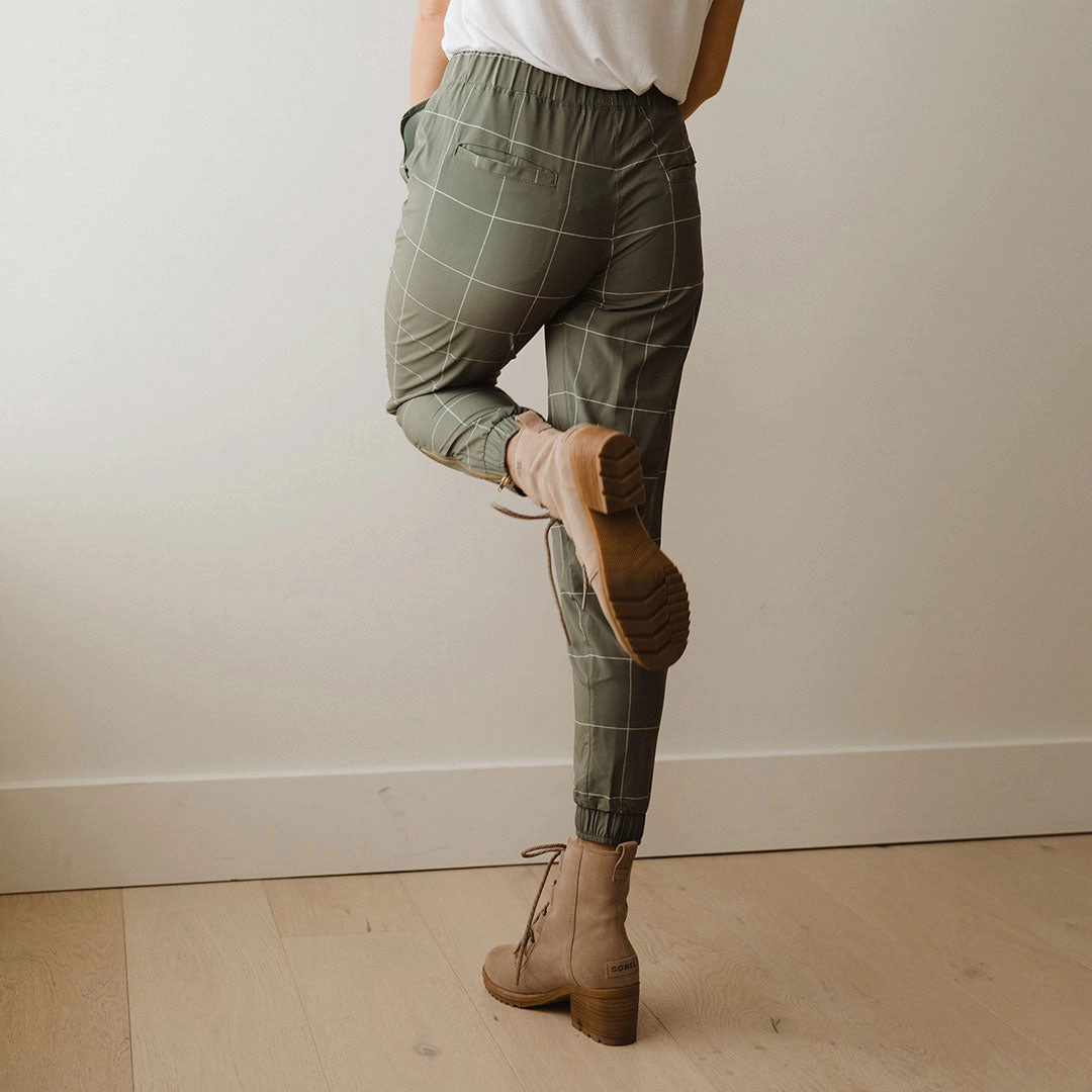 Sage Windowpane Jetsetters