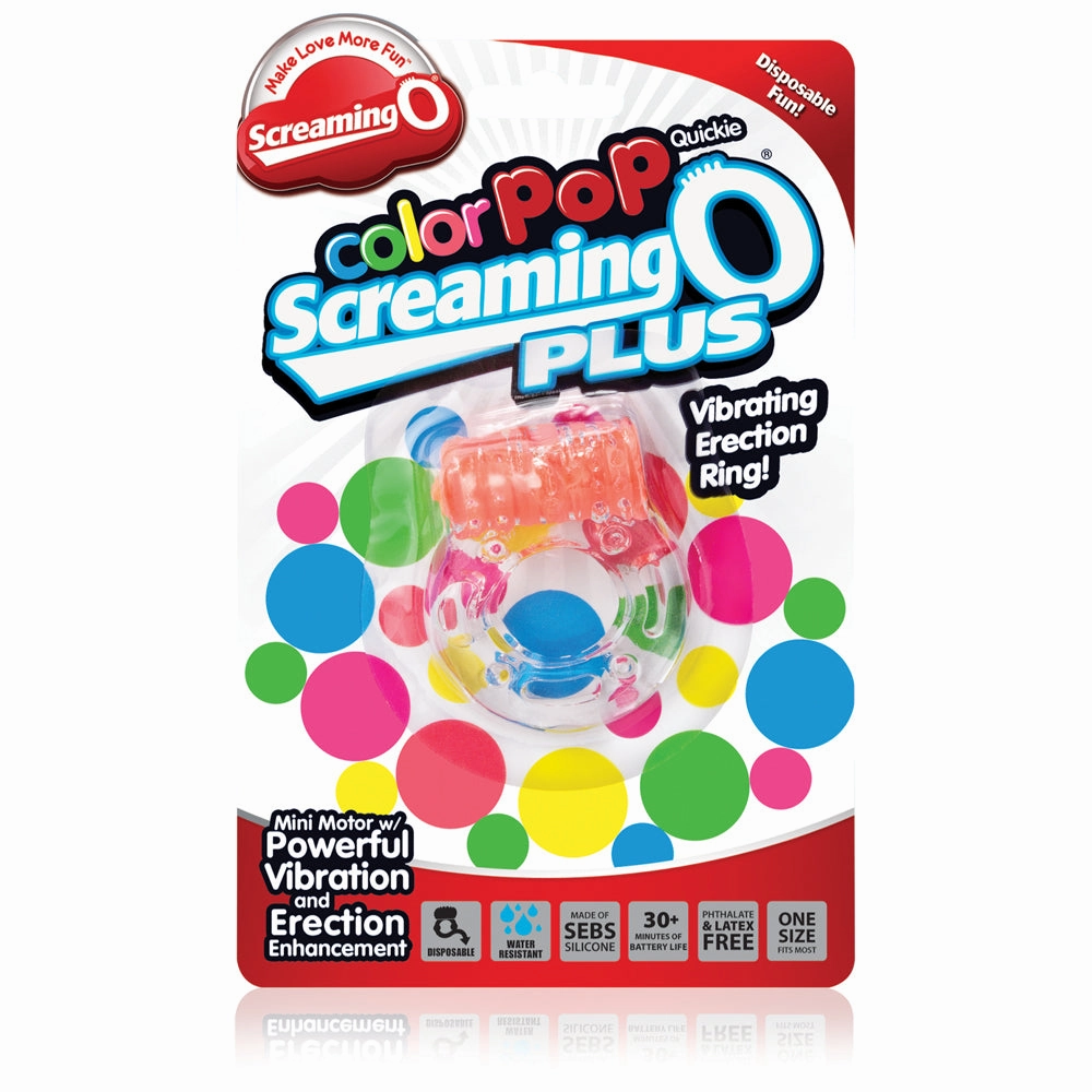 Screaming O ColorPoP Quickie Plus - Vibrating Erection Ring