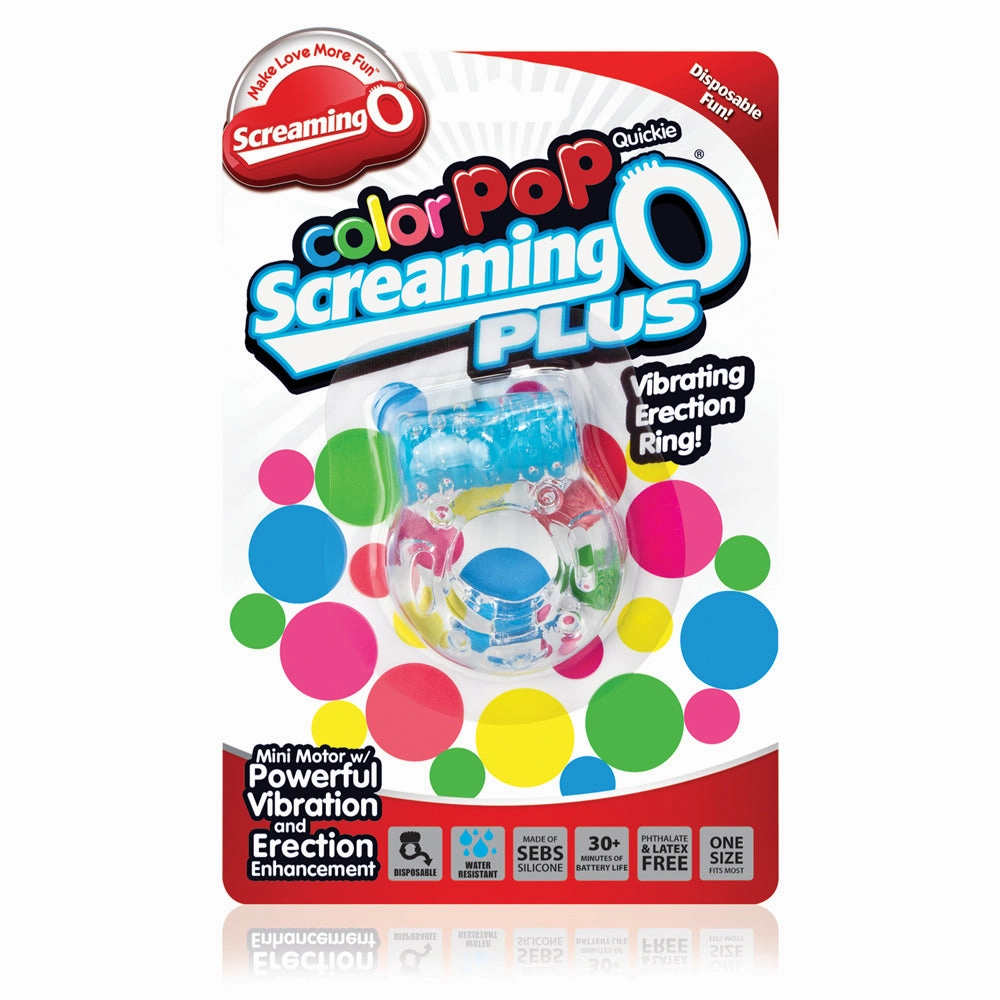 Screaming O ColorPoP Quickie Plus - Vibrating Erection Ring