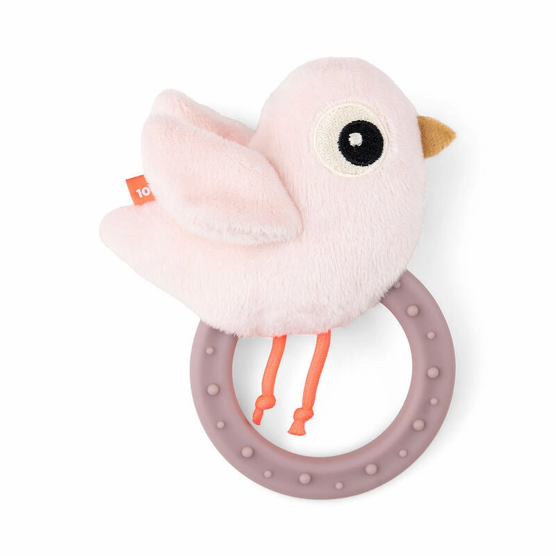 Sensory Rattle with Teether VARIOUS COLOURS