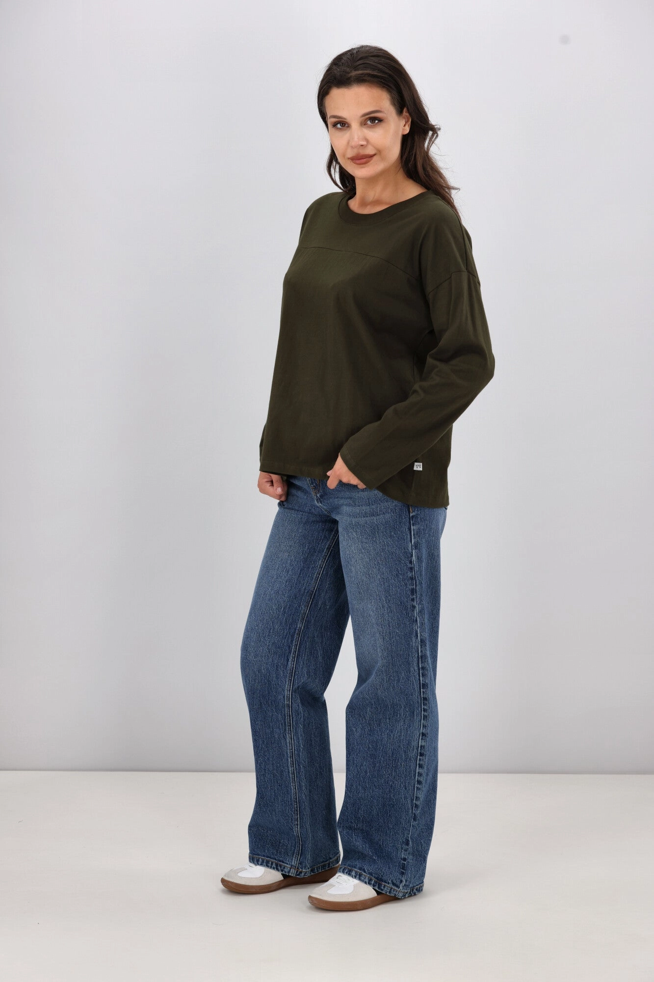 Shine On Essentials Long Sleeve Olive