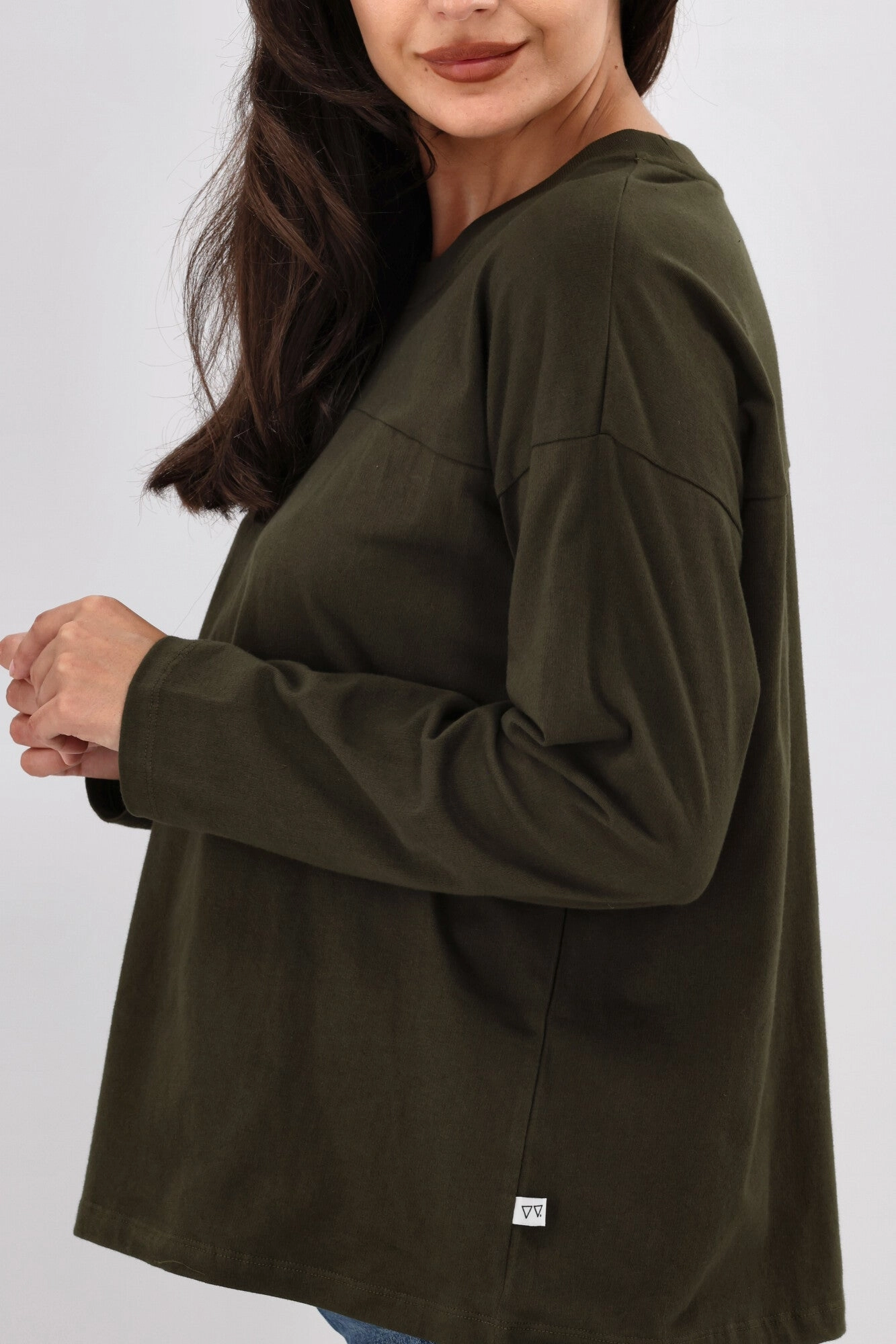 Shine On Essentials Long Sleeve Olive