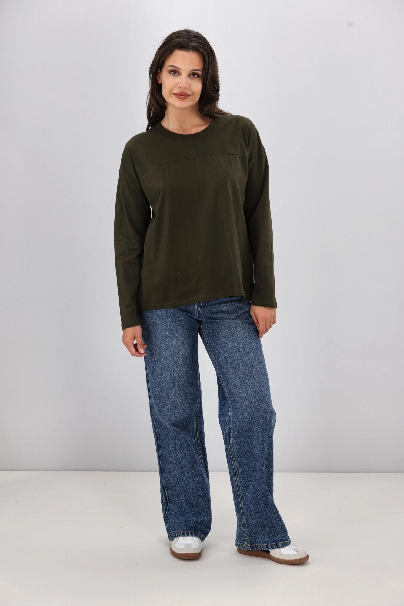 Shine On Essentials Long Sleeve Olive