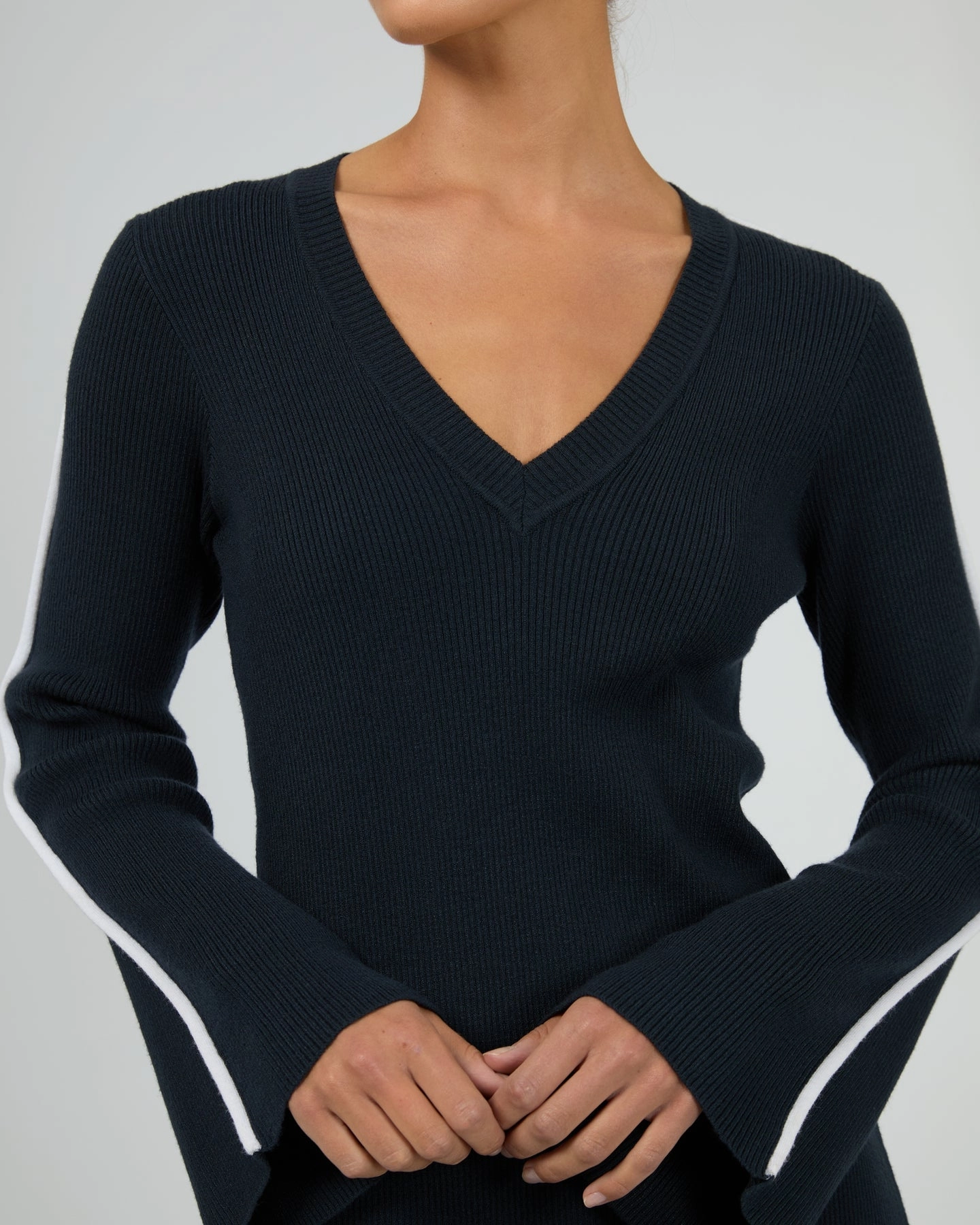 Silent Theory Highland Knit Jumper Navy