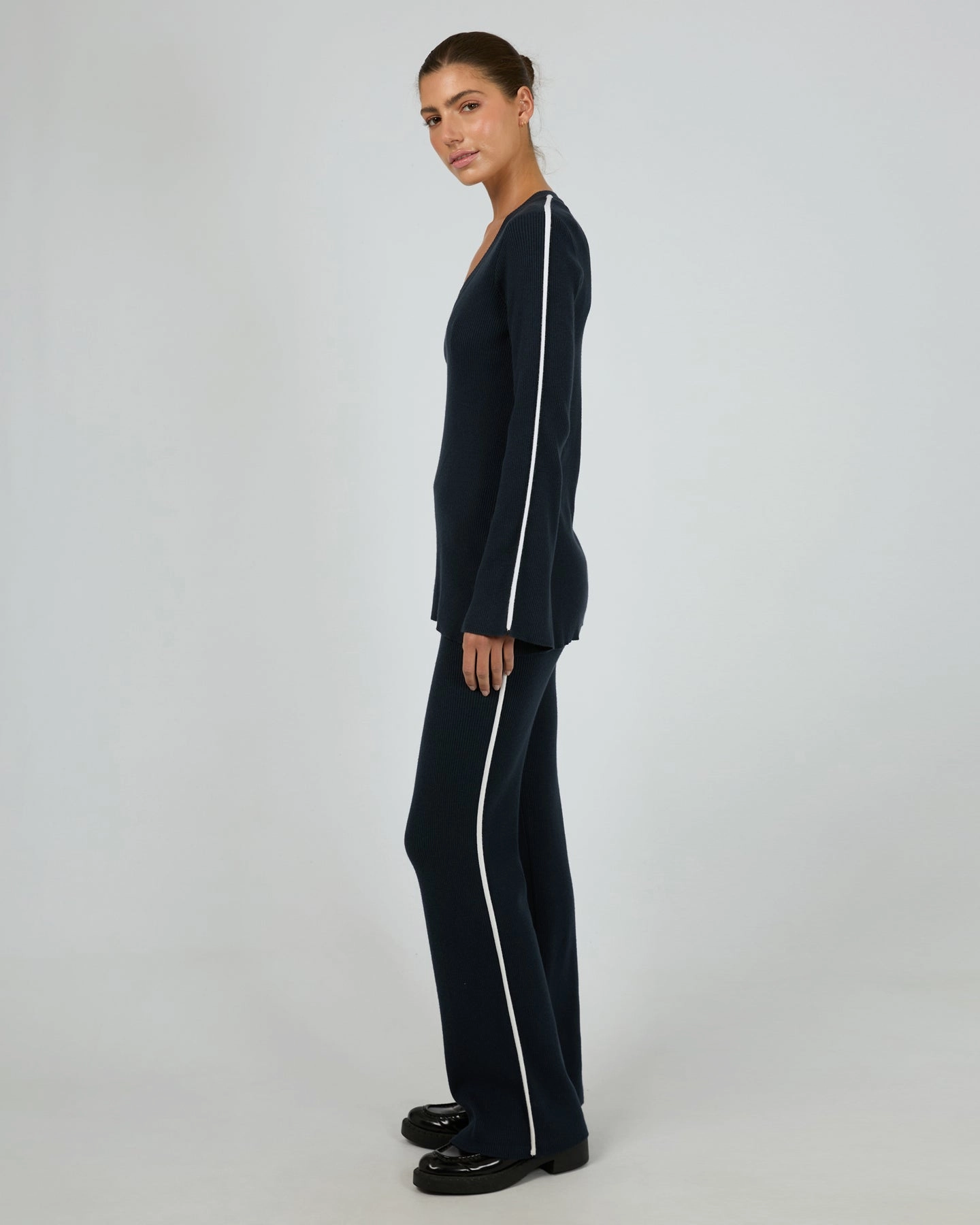 Silent Theory Highland Knit Jumper Navy
