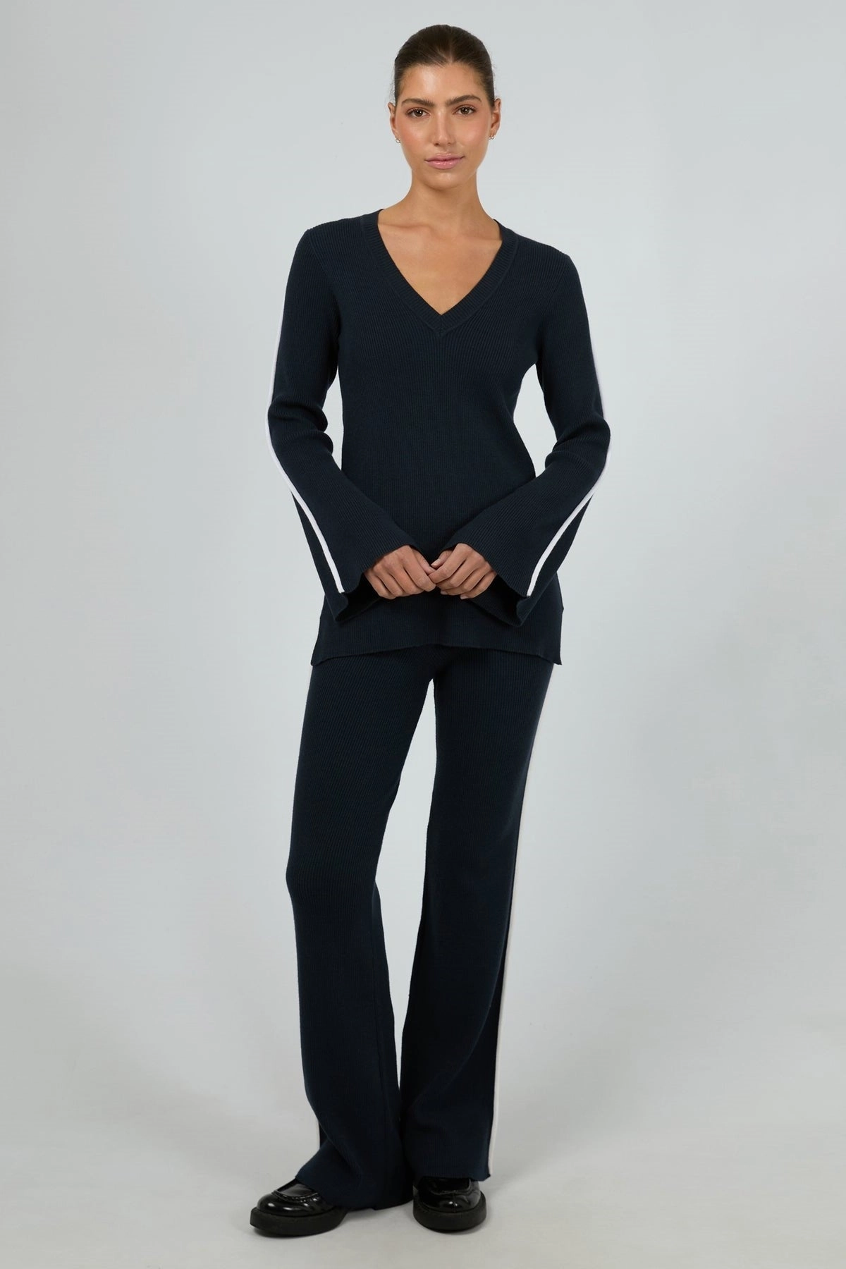 Silent Theory Highland Knit Jumper Navy