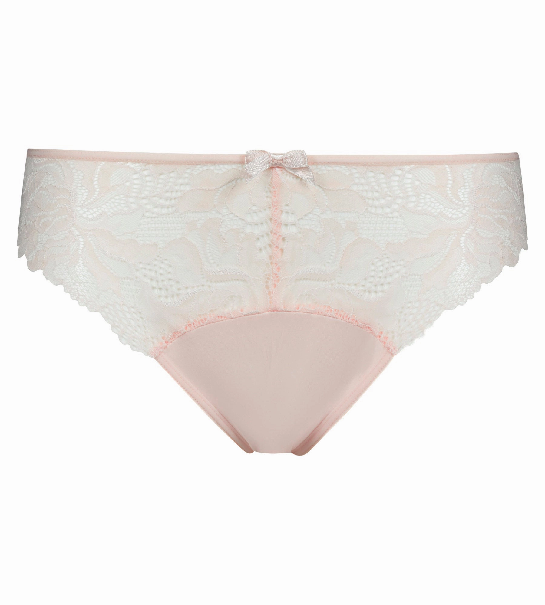 Slip femme dentelle et microfibre Rose Ballerine Generous Essentiel