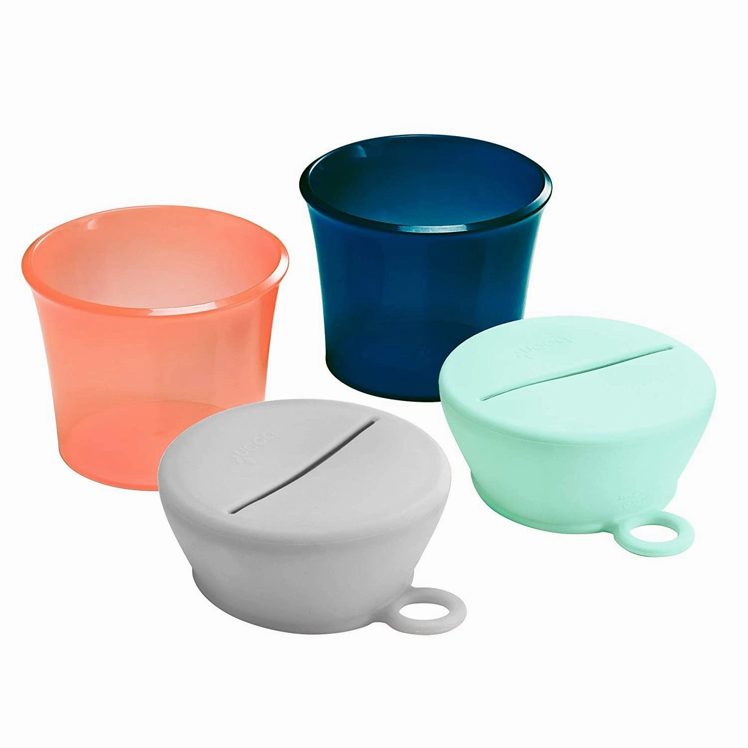 SNUG Snack Universal Silicone Snack Lids and Cups