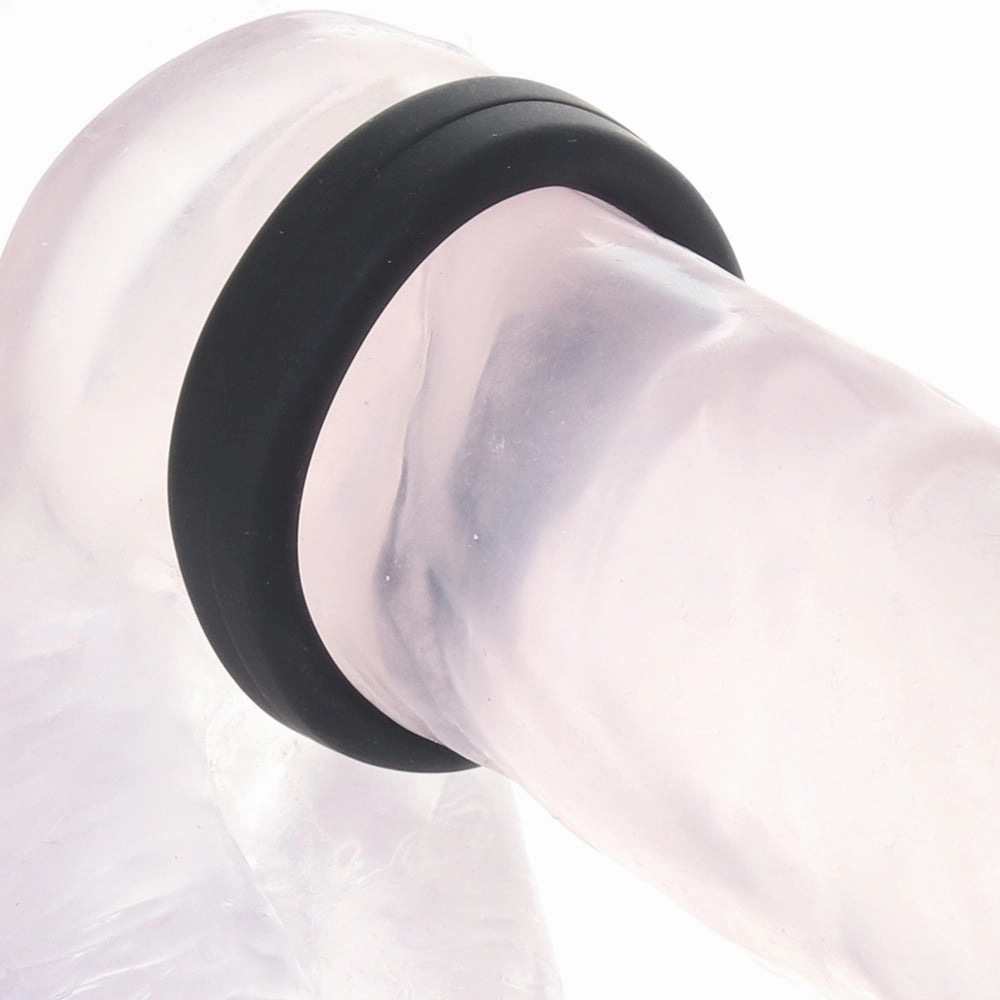 Soft Silicone C-Ring in Black