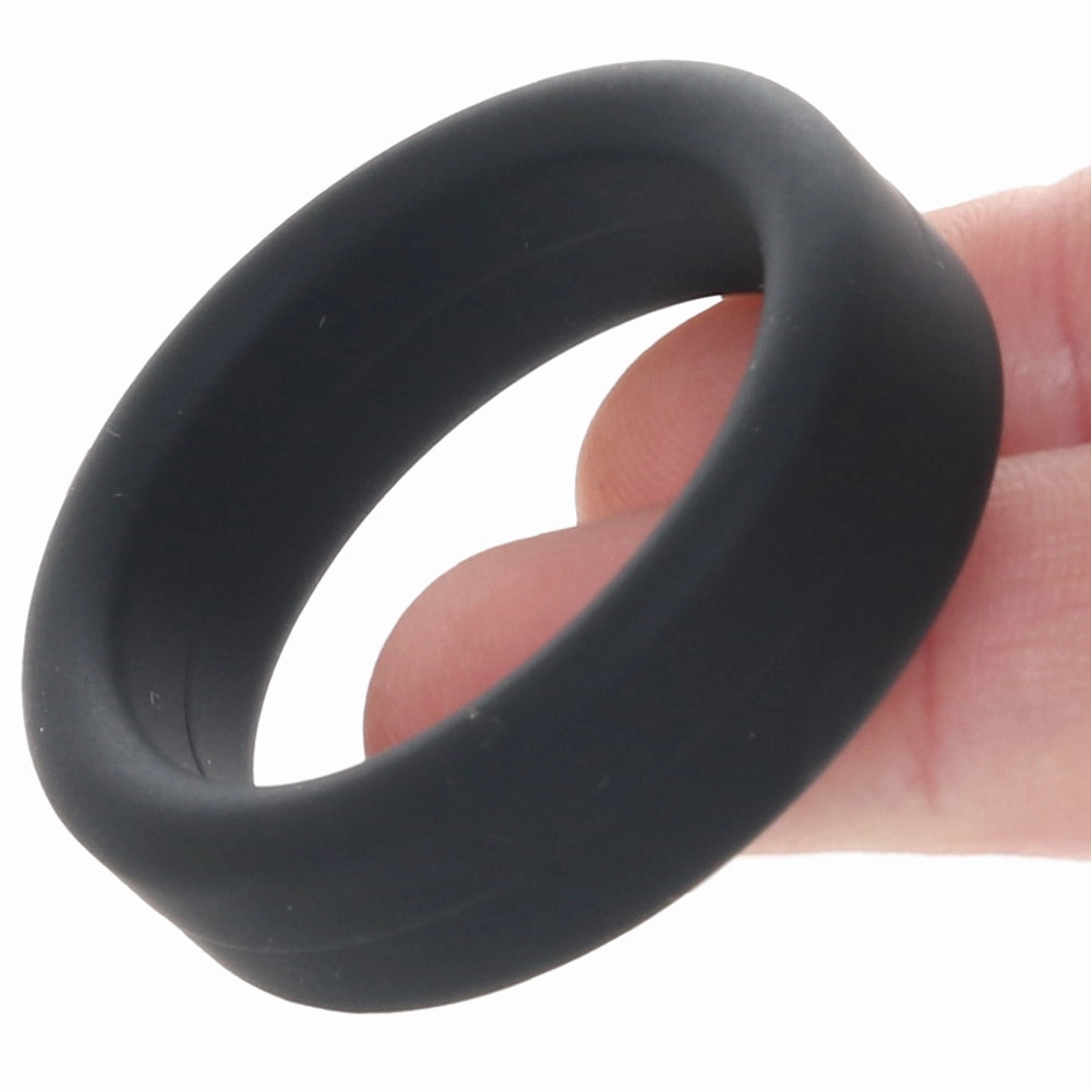 Soft Silicone C-Ring in Black