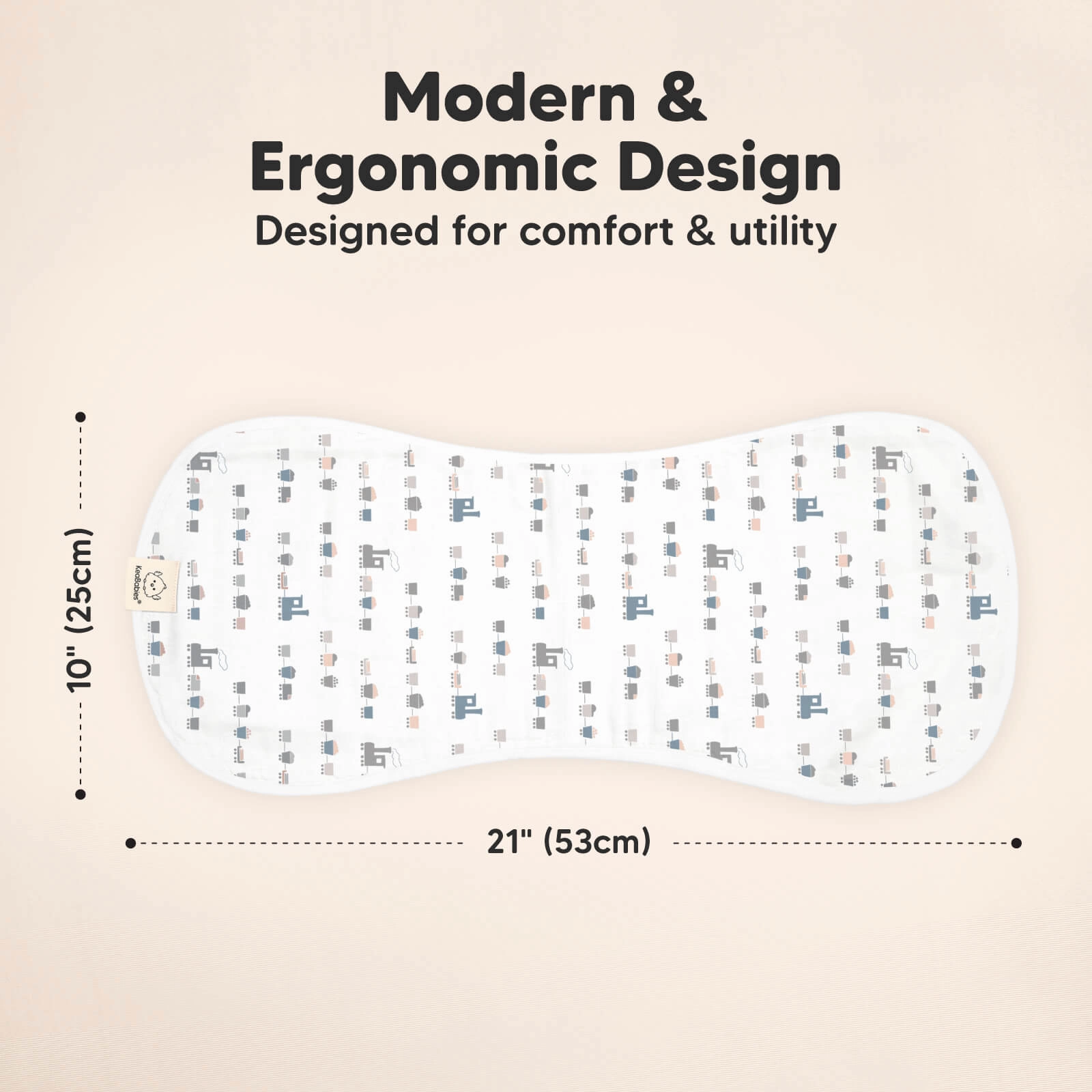 Softe Muslin Baby Burp Cloth (Vessels)
