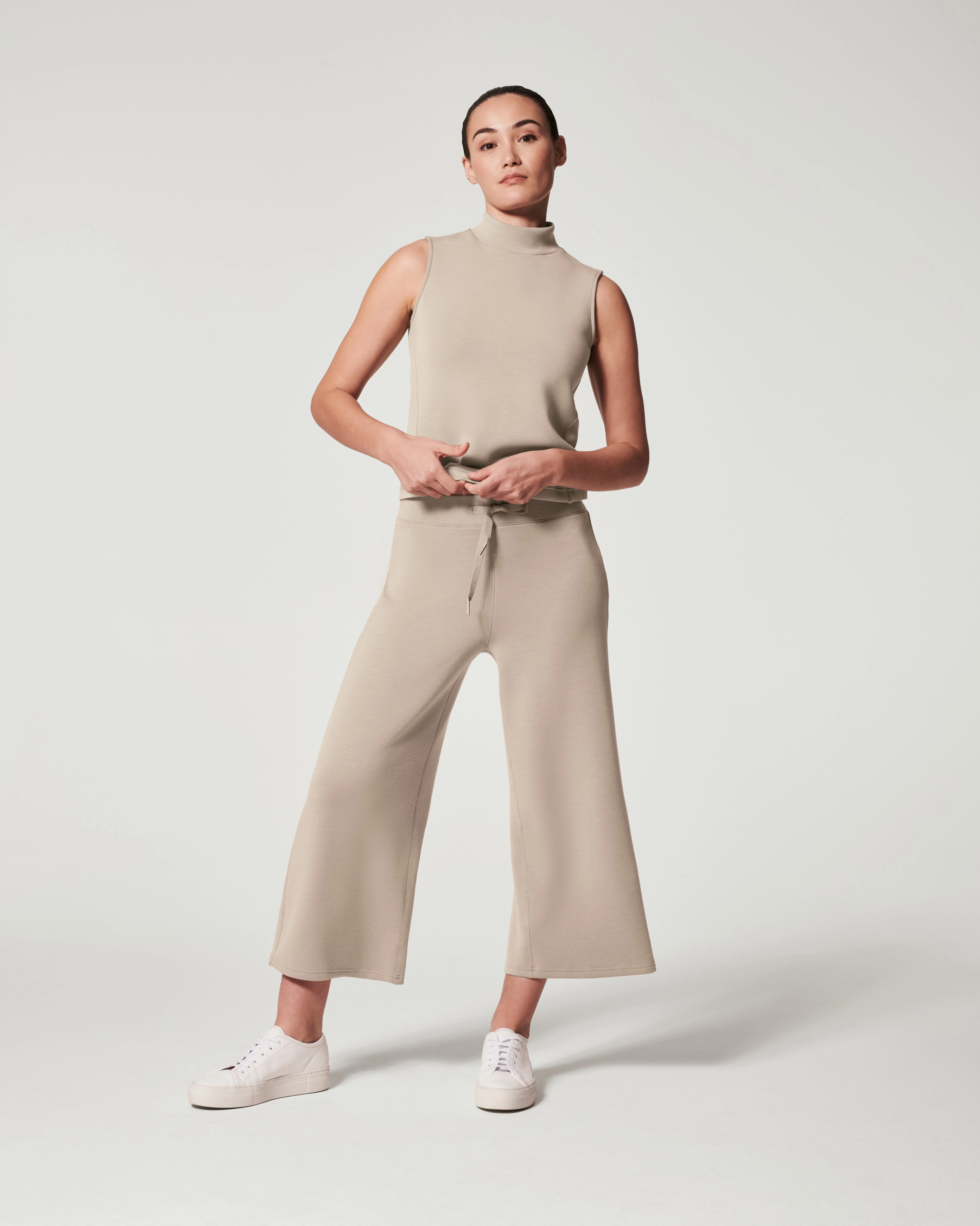 SPANX® AirEssentials Cropped Wide Leg Pant