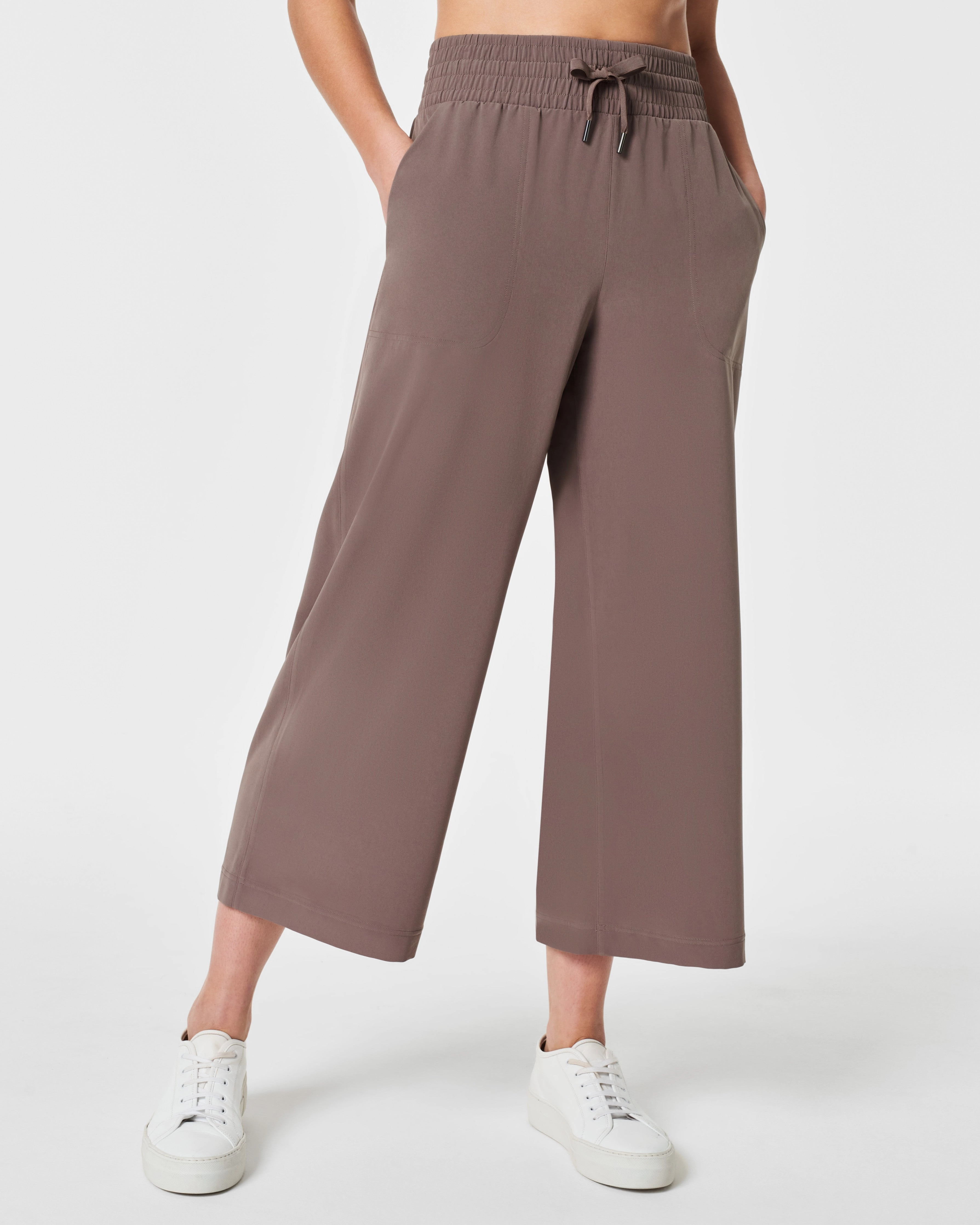 SPANX® On the Move Cropped Wide-Leg Pant