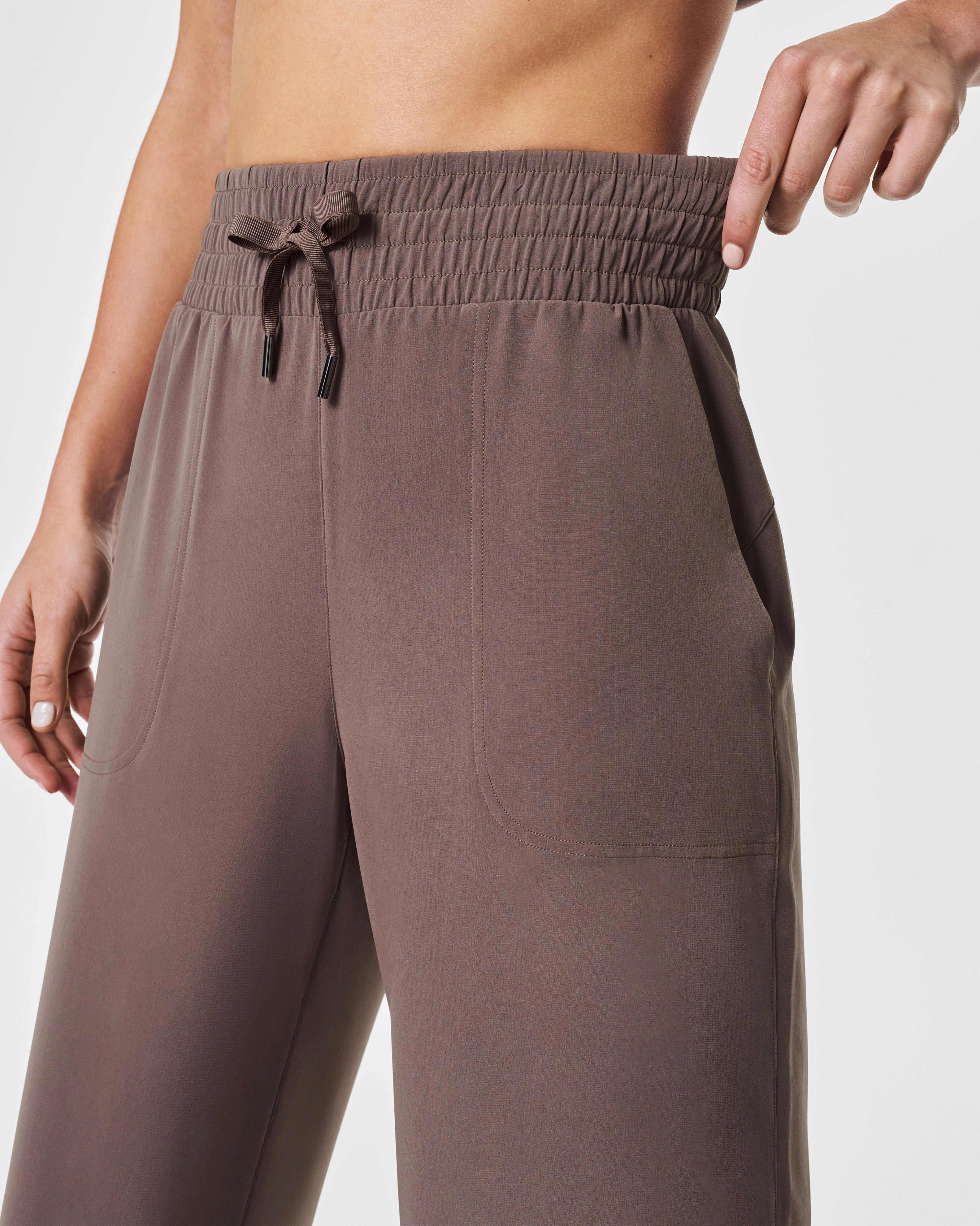 SPANX® On the Move Cropped Wide-Leg Pant