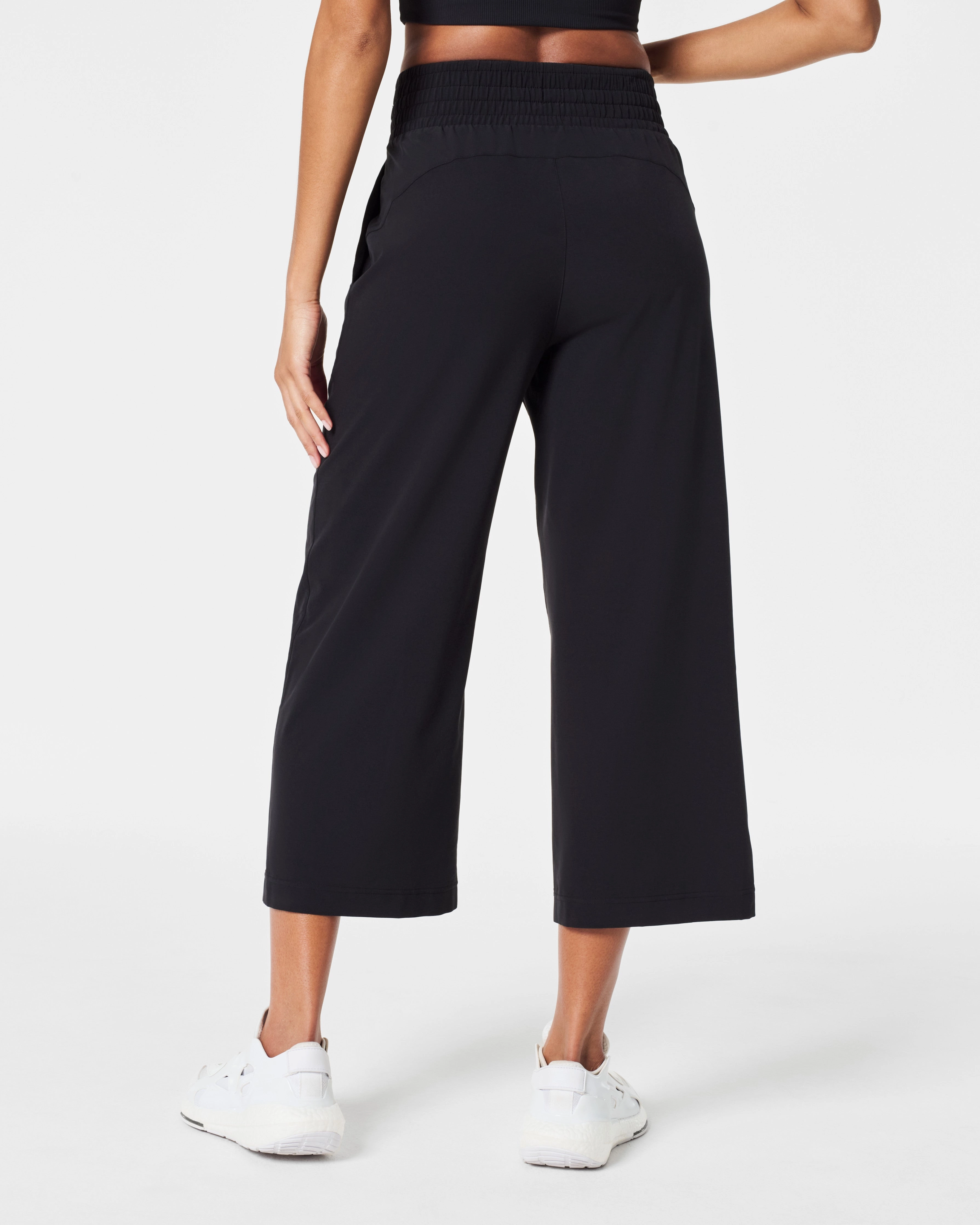 SPANX® On the Move Cropped Wide-Leg Pant