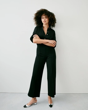 SPANXsupersmooth™ PerfectFit Ponte Cropped Wide Leg Pant