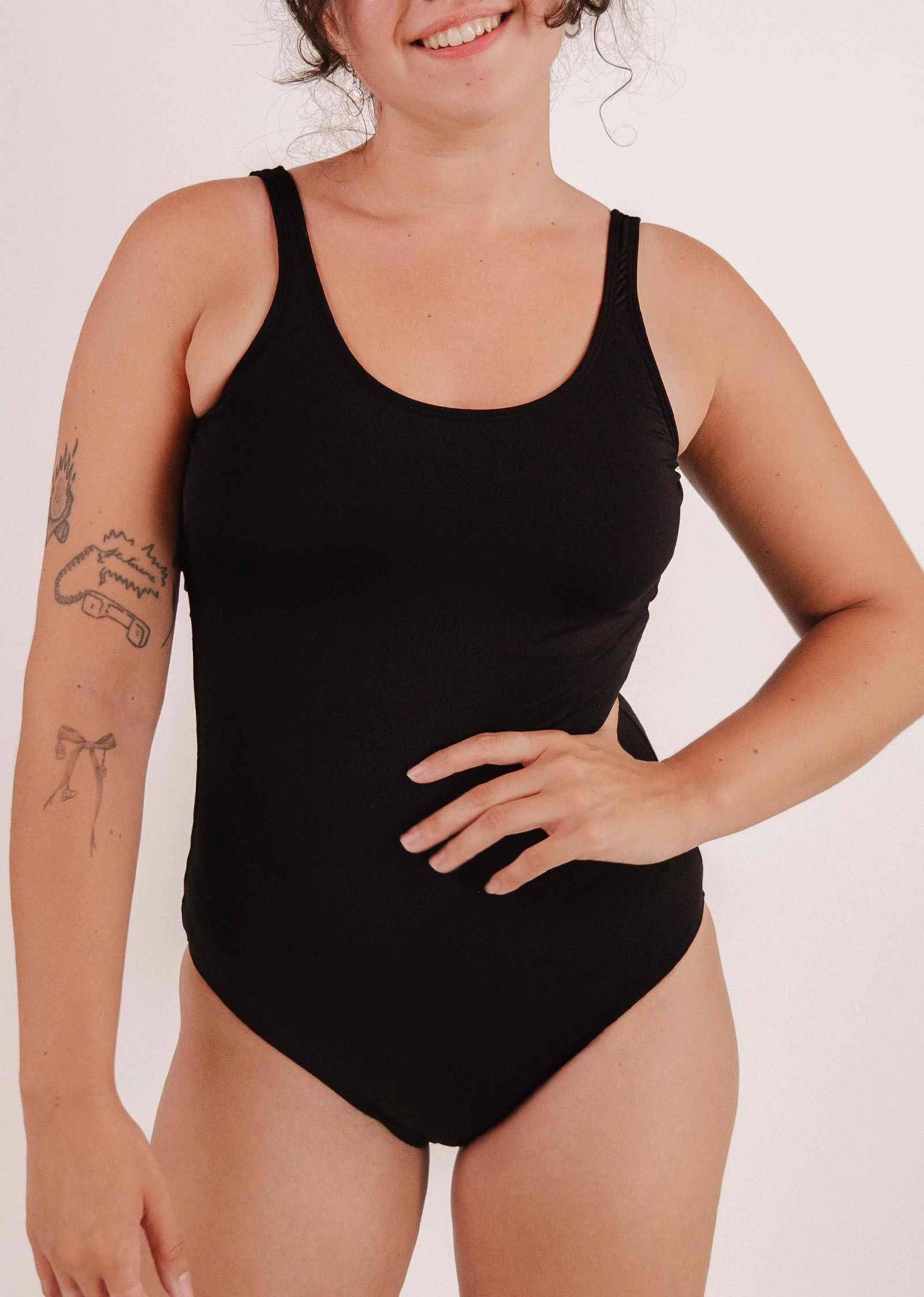 Tamarindo Black One-Piece Swimsuit
