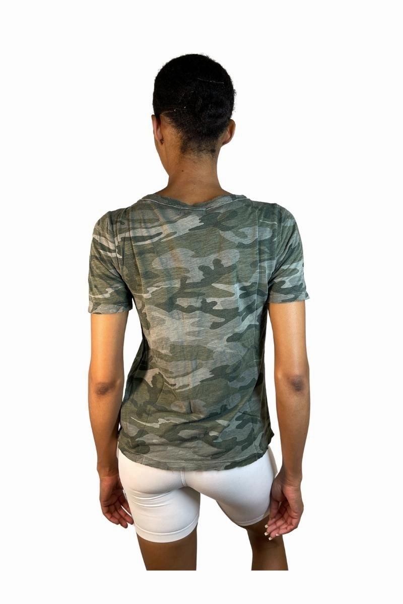 TLA Petite Keyhole Tee Shirt 2 colors
