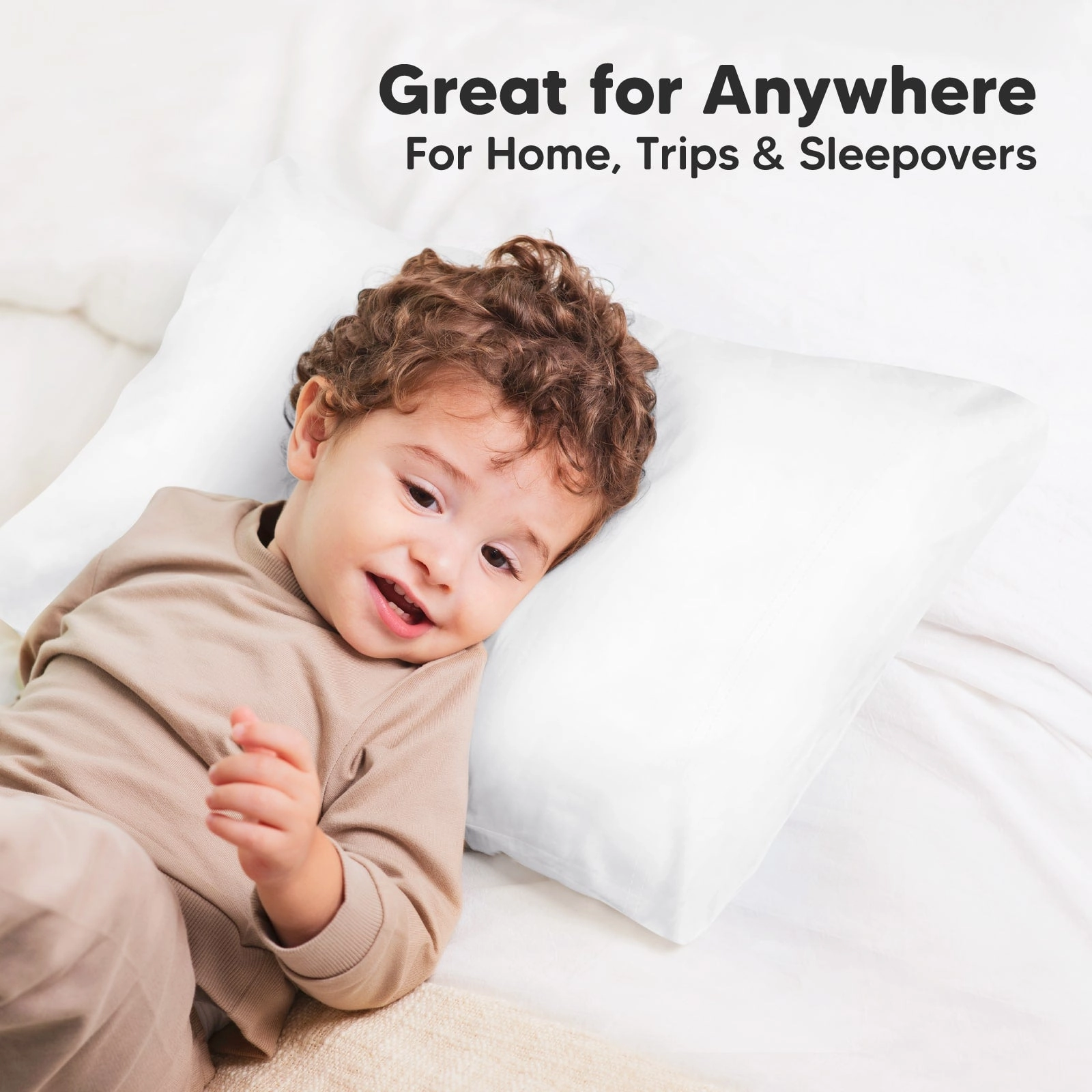 Toddler Pillowcase 13X18" (Soft White)