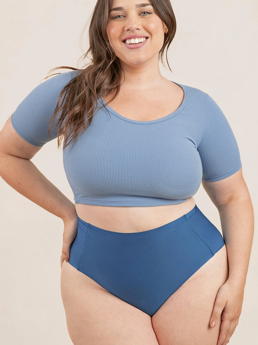 Truekind® Seamless Stretch Mid-Waist Brief