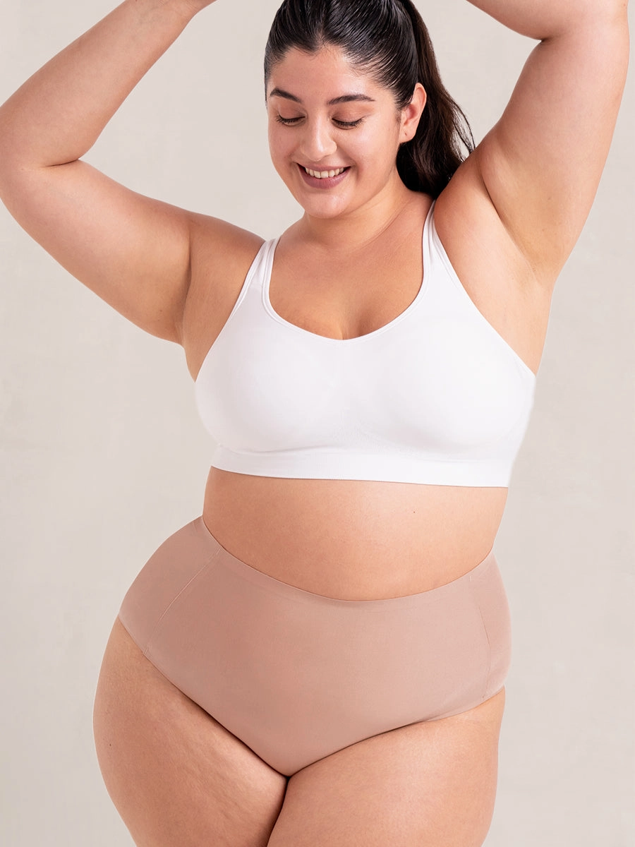 Truekind® Seamless Stretch Mid-Waist Brief