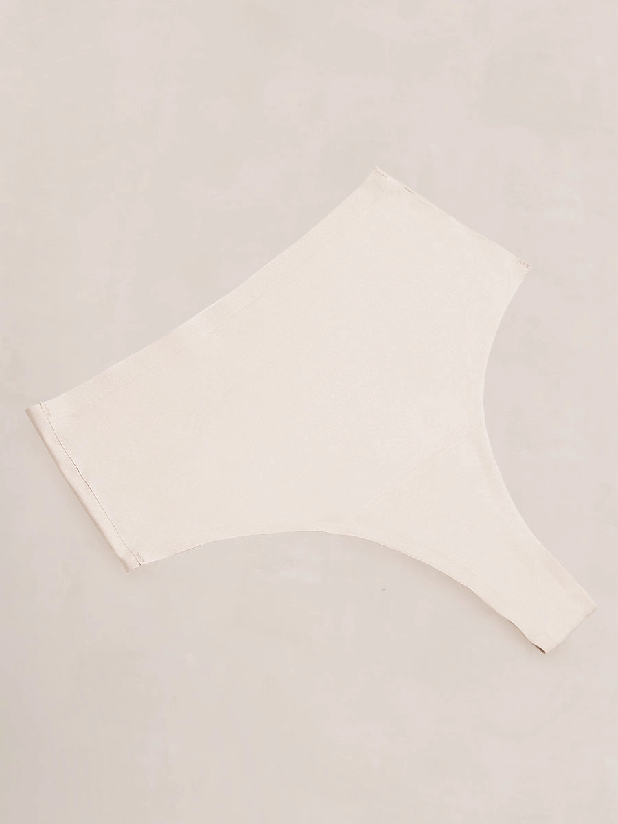 Truekind® Seamless Stretch Mid-Waist Thong
