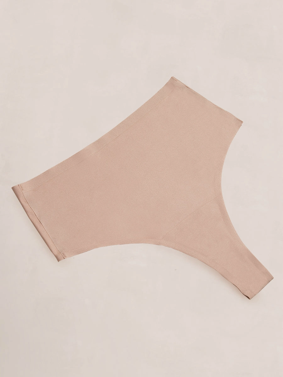 Truekind® Seamless Stretch Mid-Waist Thong
