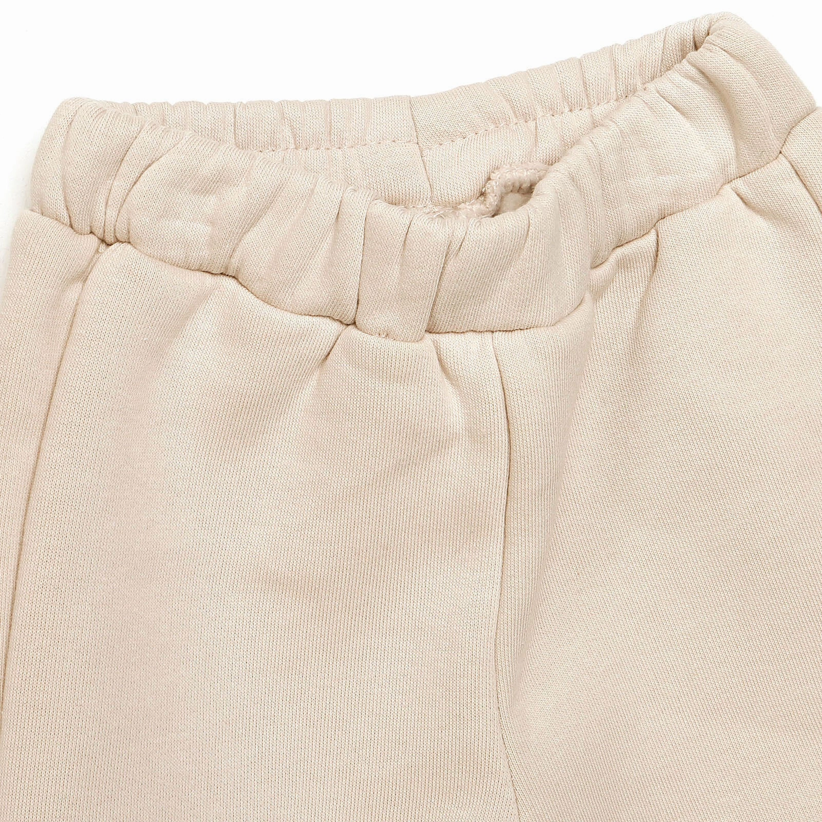 Tuffy Game Quilted Hoodie -Pocket Sweatshirt - Beige