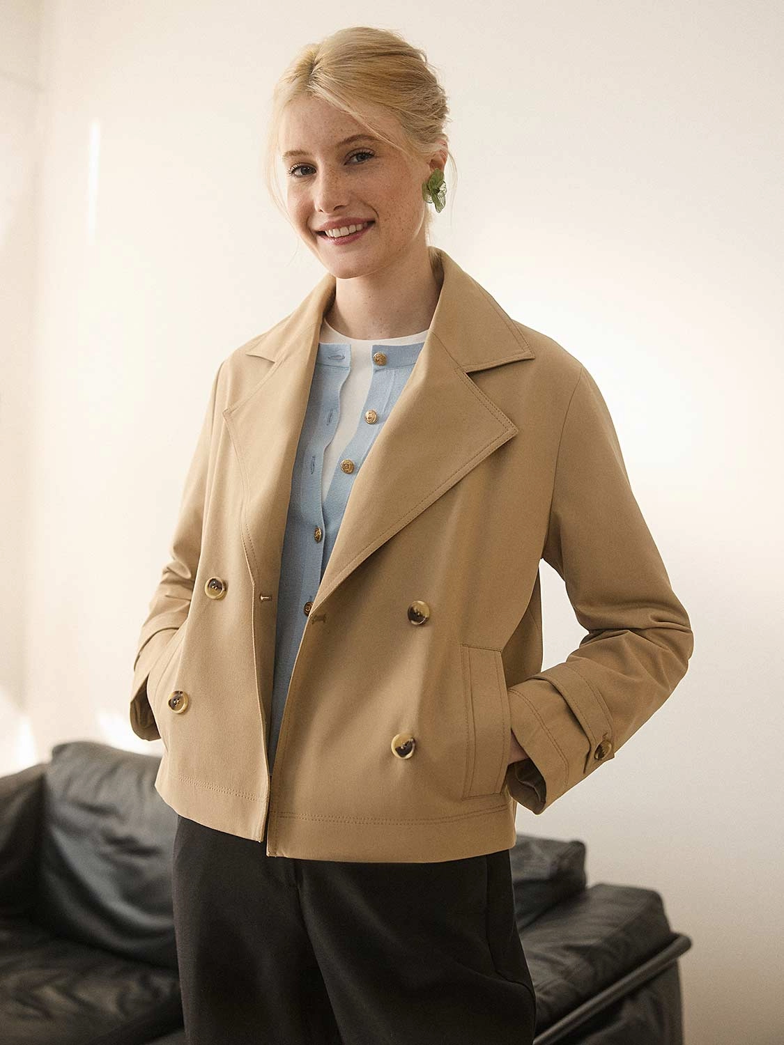 Waisted Trench Coat