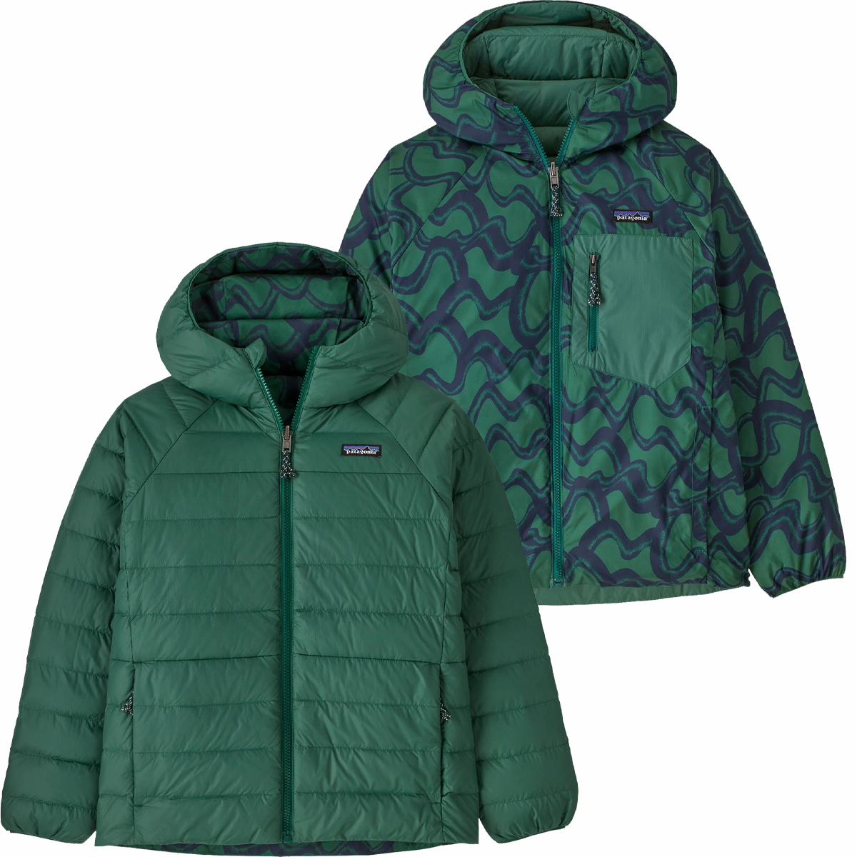 Youth Reversible Down Sweater Hoody