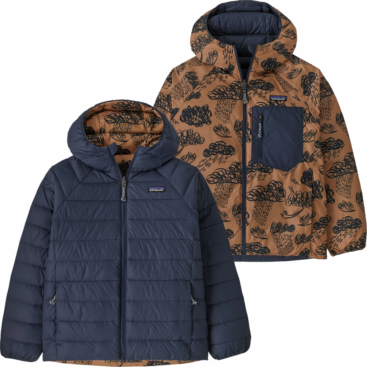 Youth Reversible Down Sweater Hoody
