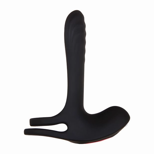 Zero Tolerance - Vibrating Girth Enhancer Silicone Remote Control Penis Extender (Black)