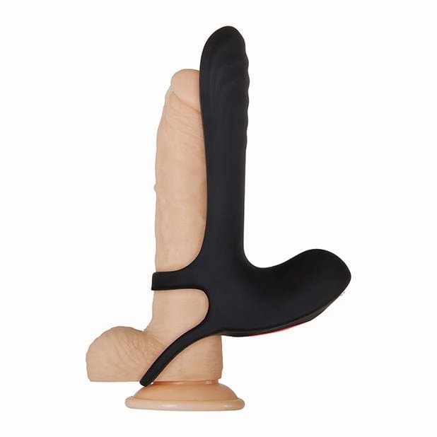 Zero Tolerance - Vibrating Girth Enhancer Silicone Remote Control Penis Extender (Black)
